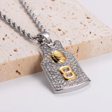 KALIKO "Kobe8" Rope Chain + Pendant (Silver) 080