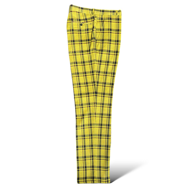 Prestige Plaid Pant (Yellow/Burgundy/Black) Yellow 305