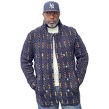 LCR DB Cardigan (Navy/Mocha)