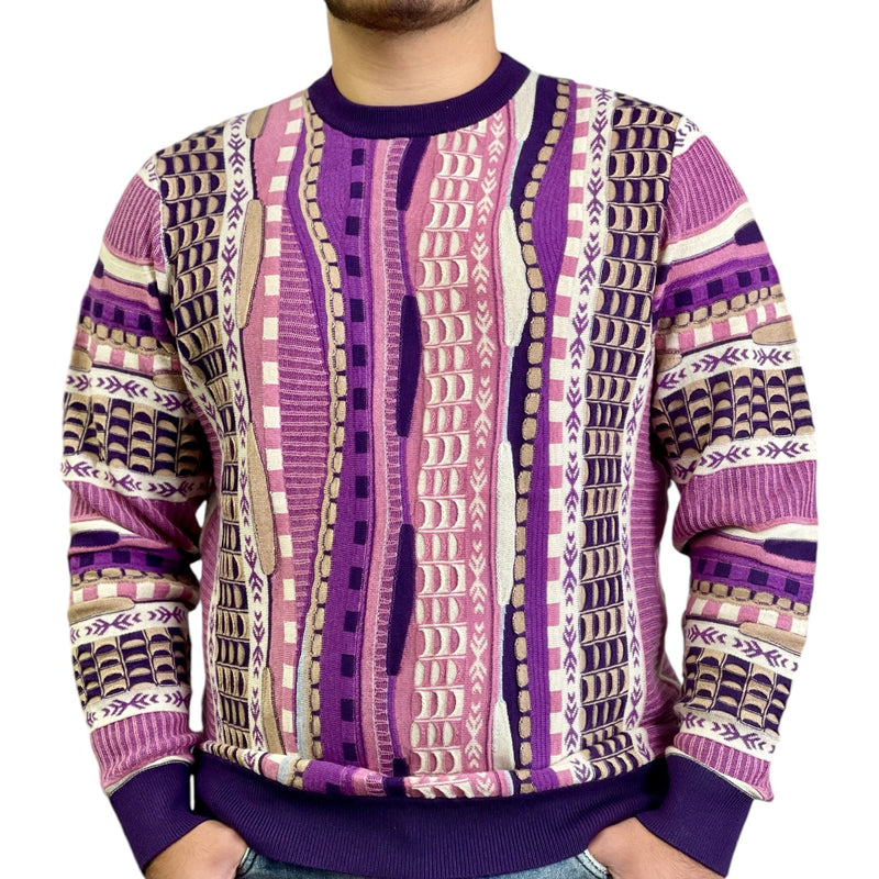 Cigar Couture "Sunset" Knit Sweater (Purple)