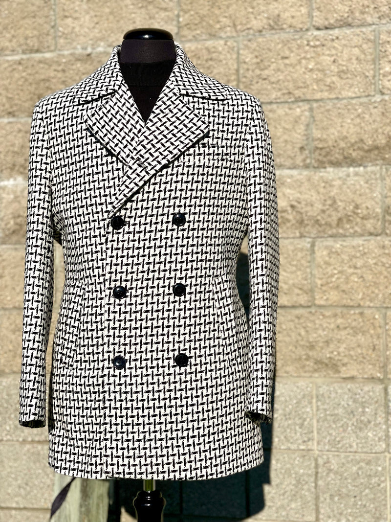 Lanzino "Dublin" DB Peacoat (Black/White)