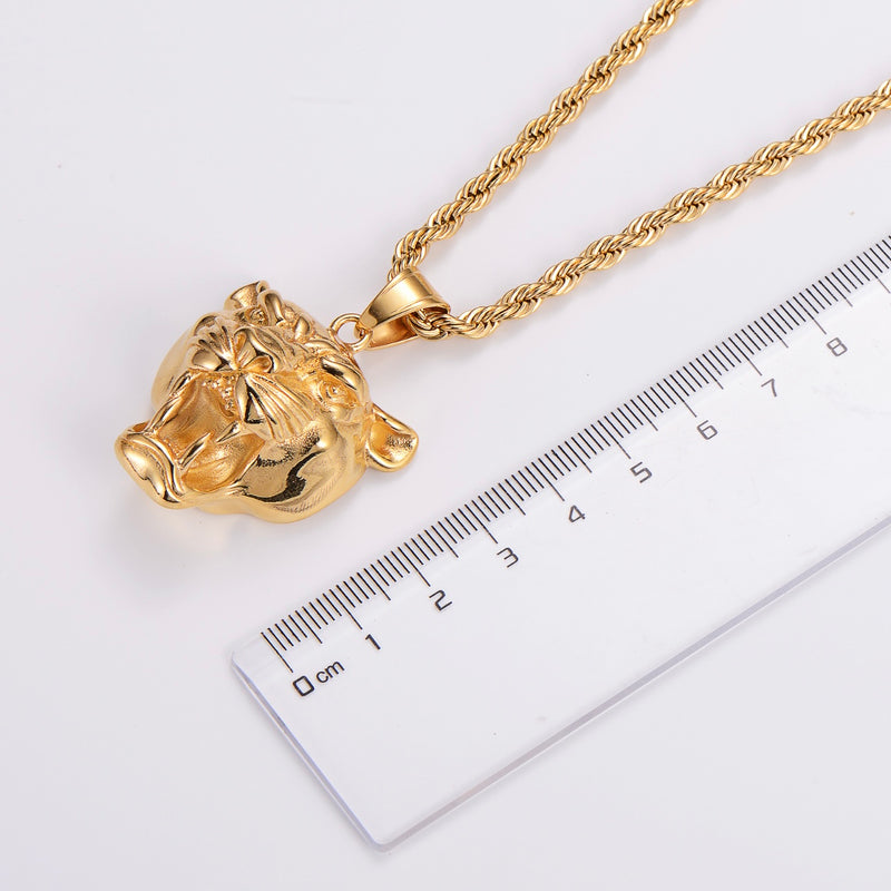 KALIKO "Panther" Rope Chain + Pendant (Gold) 2570