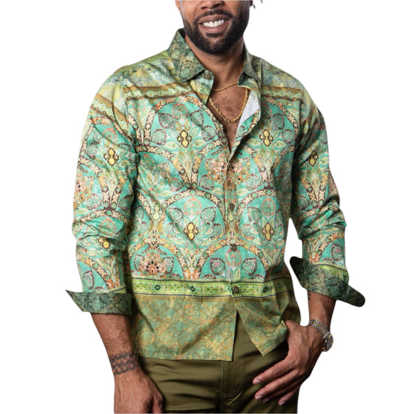 Prestige Cotton Luxury Shirt (Avacado) 404