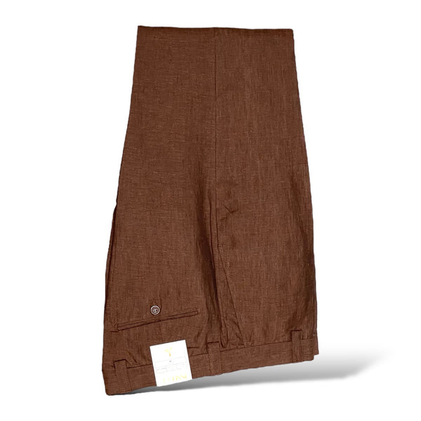 Inserch Linen Pant (Chocolate)