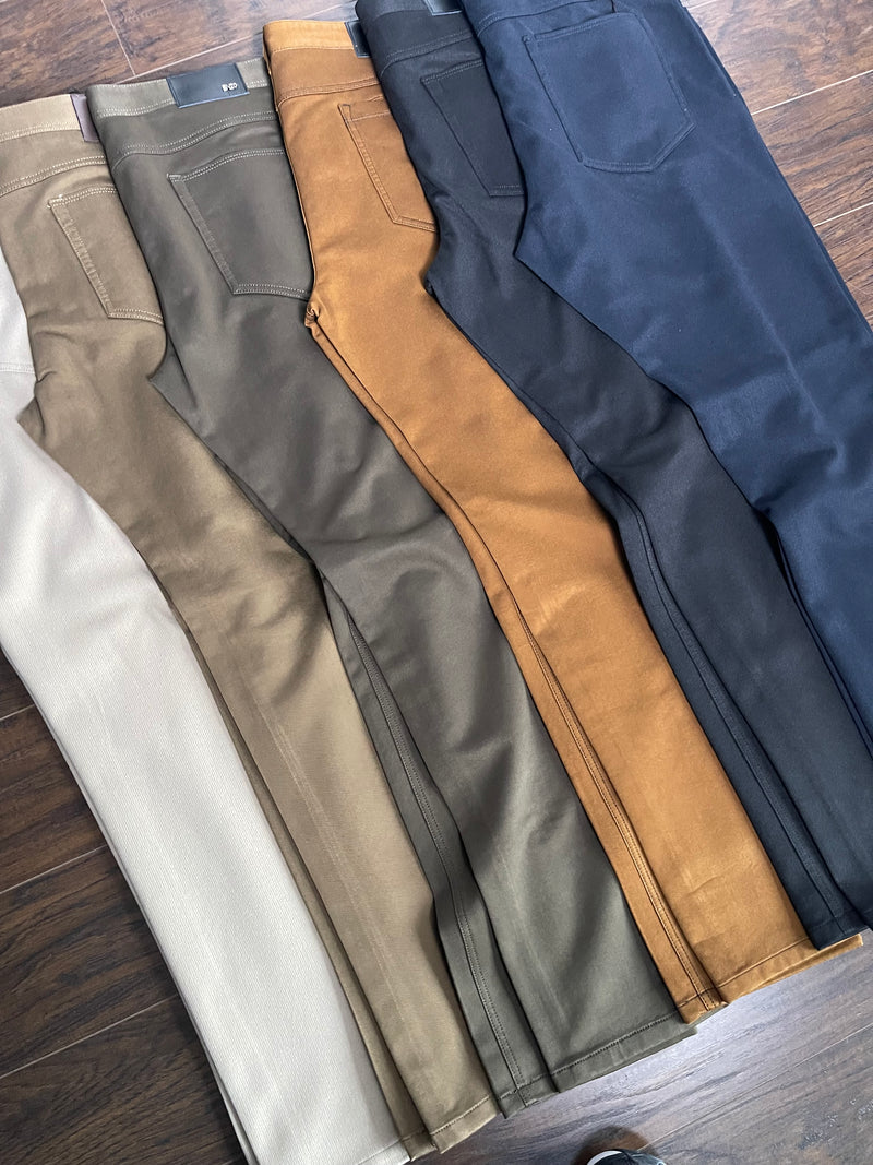 Enzo Stretch Pant (Brown) Alpha 392