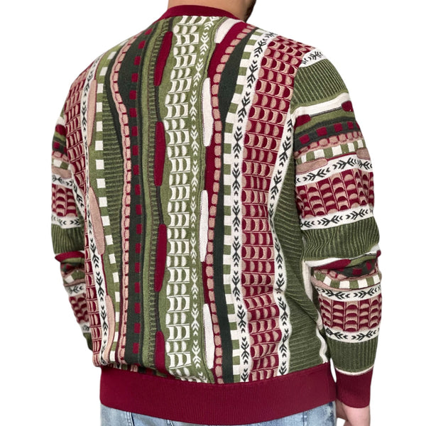 Cigar Couture "Sunset" Knit Sweater (Wine)