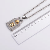 KALIKO "Kobe8" Rope Chain + Pendant (Silver) 080