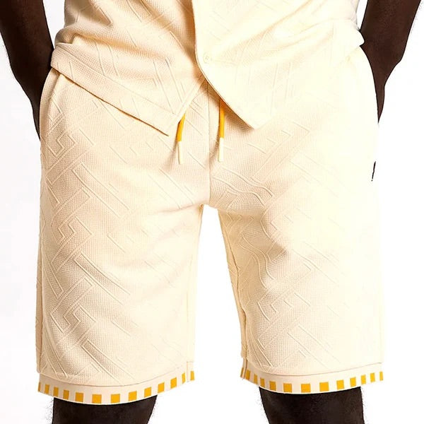 Makobi "Embossed" Short Set (Natural)