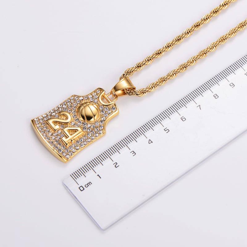 KALIKO "Kobe24" Rope Chain + Pendant (Gold) 0240