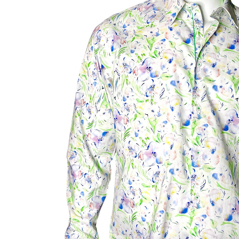 Cigar Couture "Sunset2" Shirt (Lime) 4607