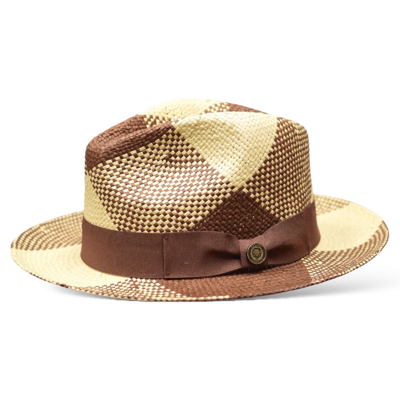 Bruno Straw Hat "Cubano" (Brown/Natural)