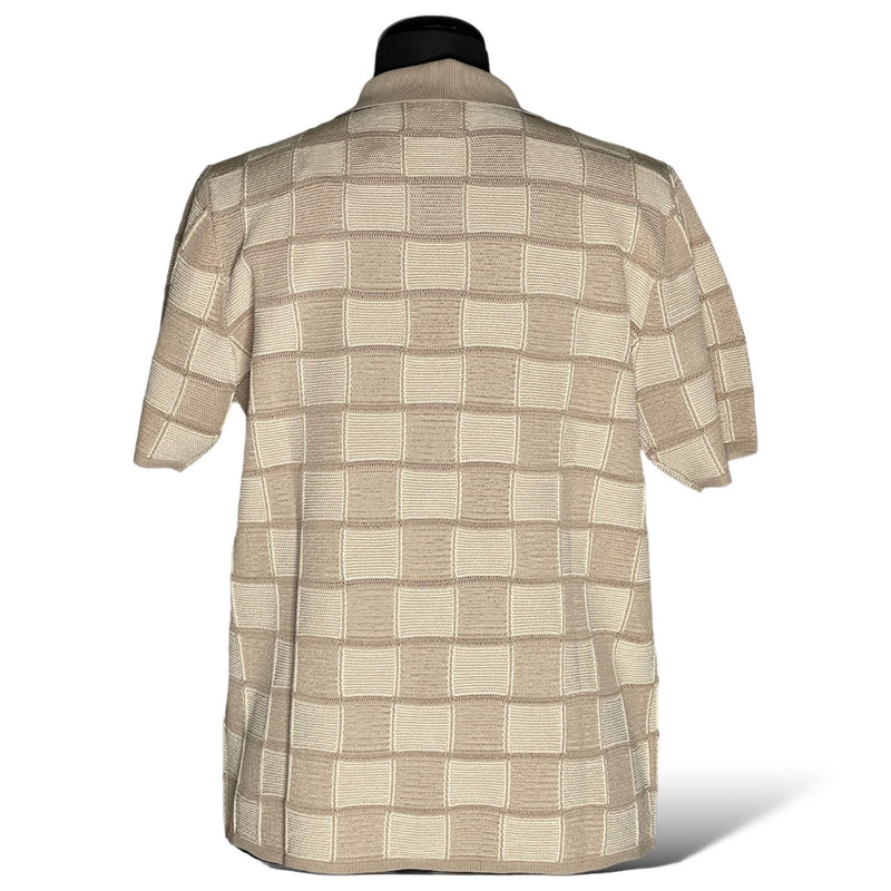 Cigar "Paradise" Luxury Knit (Oatmeal Check) 0456