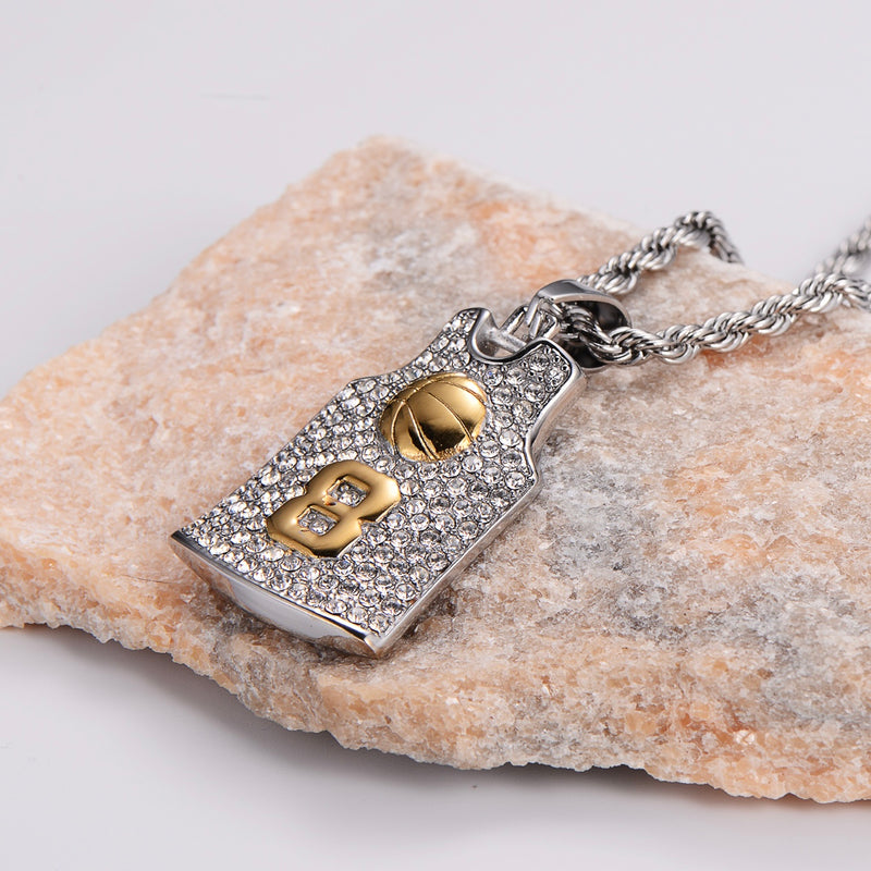 KALIKO "Kobe8" Rope Chain + Pendant (Silver) 080