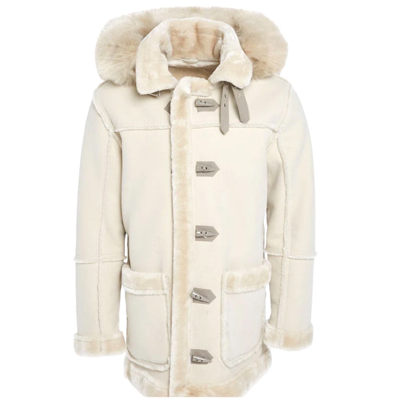 Jordan Craig Shearling Coat (Artic Wolf)