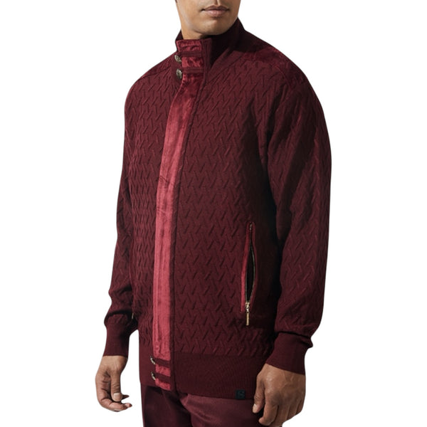 Silversilk "Dexter" Sweater (Burgundy) 81003