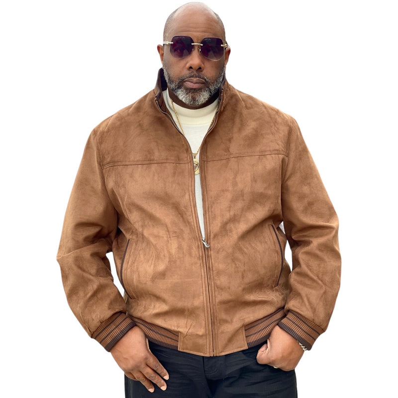 Enzo "Belmont" Car Coat (Brown)