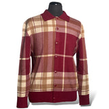 Lanzino Button up Sweater (Burgundy)