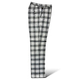 Prestige Plaid Pant (Black/White) White-2