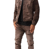 Jordan Craig "Lexington" Denim Jacket (Brown) RS