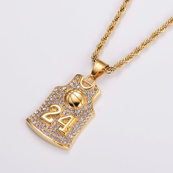 KALIKO "Kobe24" Rope Chain + Pendant (Gold) 0240