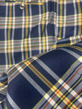 Prestige Plaid Pant (Navy/Yellow) Navy-4