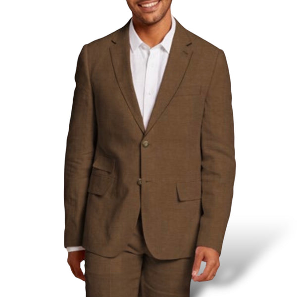 Inserch "Citris" Linen Blazer (Mocha) 880