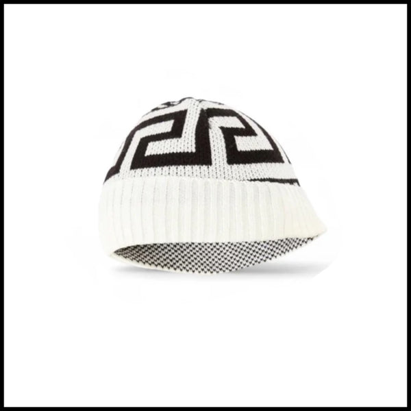 OIM King Beanie Hat (White/Black)