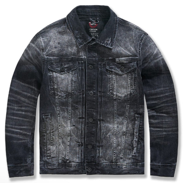 Jordan Craig "Calvin" Denim Jacket (Black Shadow) RS