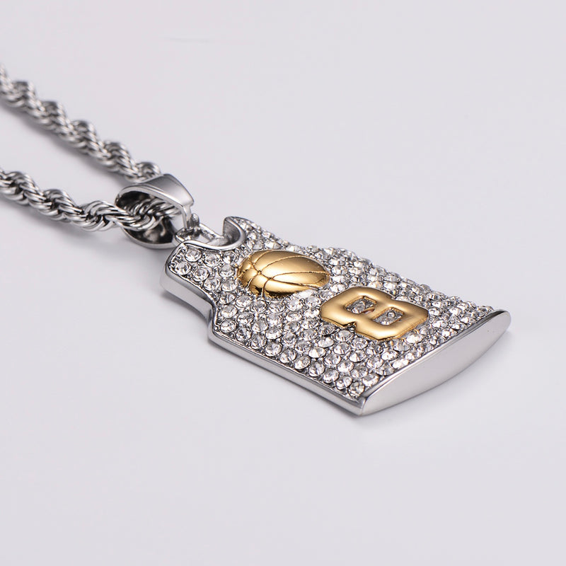 KALIKO "Kobe8" Rope Chain + Pendant (Silver) 080