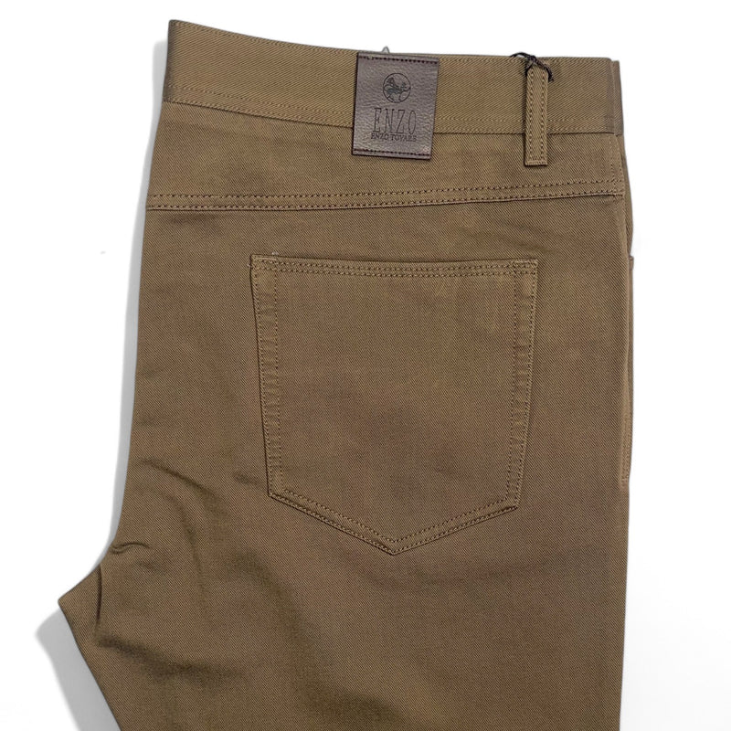 Enzo Stretch Pant (Brown) Alpha 392