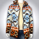 OIM Azteka Sweater 3/4 Length (Orange/Cream/Blue)