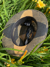 Bruno Straw Hat "Cubano" (Black/Natural)