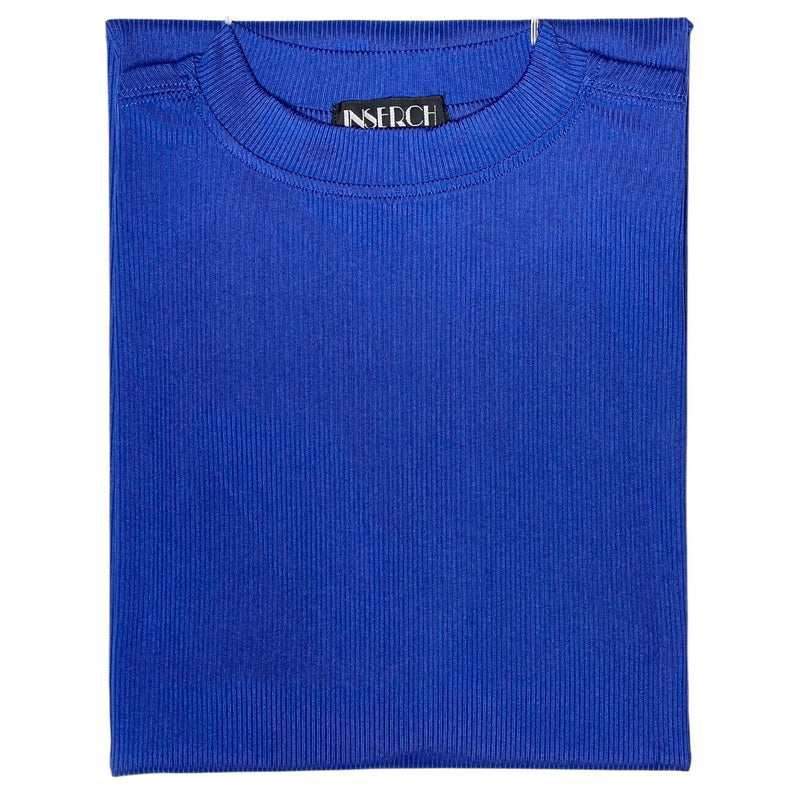 Inserch short sleeve mock (Estate Blue)