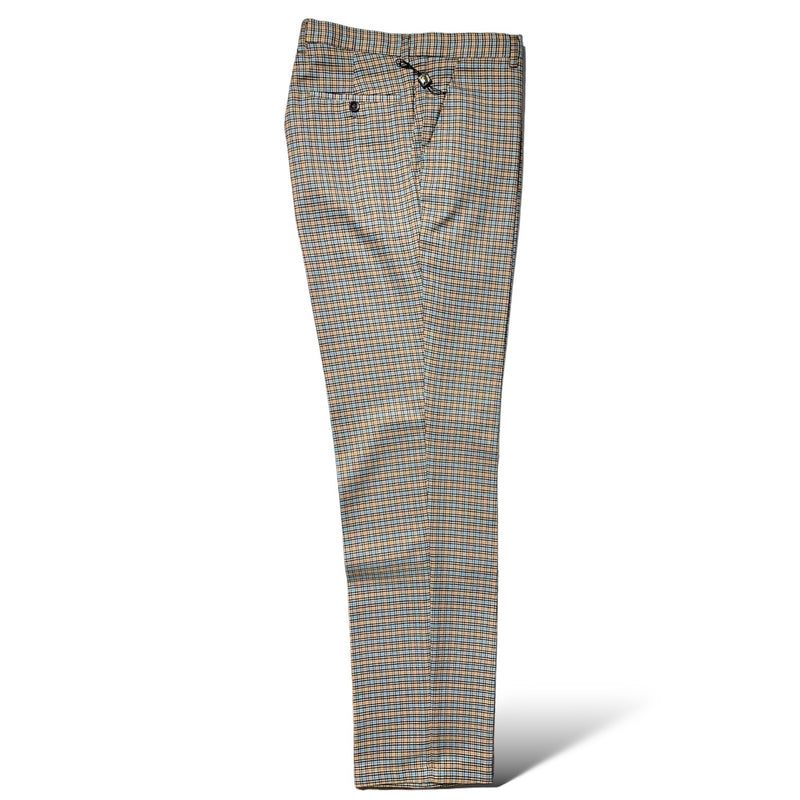 Prestige Plaid Pant (Orange/Beige/Blue) Orange-1