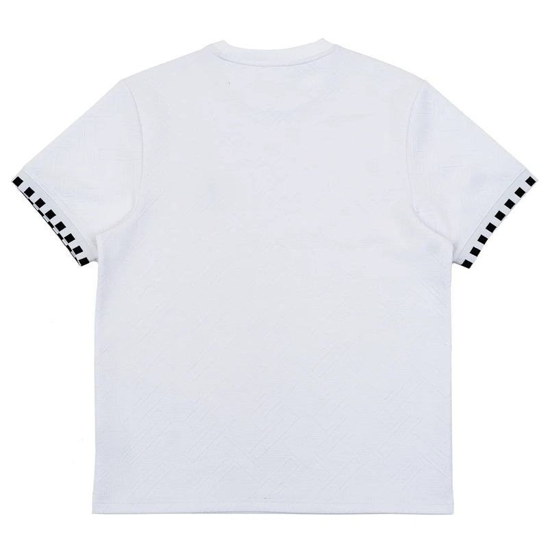 Makobi "Embossed" Crew Neck (White) 363