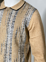 Cigar Couture "Vango" Sweater (Tan/Black) 311