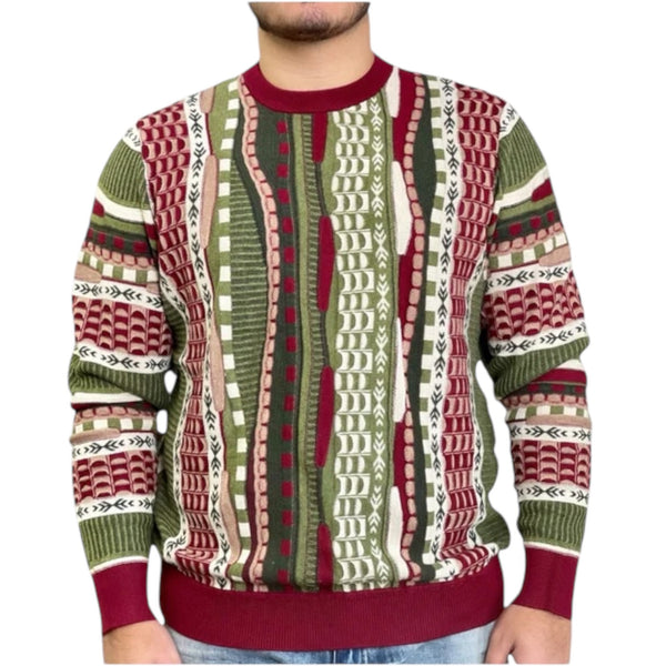 Cigar Couture "Sunset" Knit Sweater (Wine)