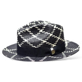 Bruno Straw Hat "Tuscany" (Black/White)