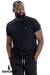 Makobi "Embossed" Crew Neck (Black) 363