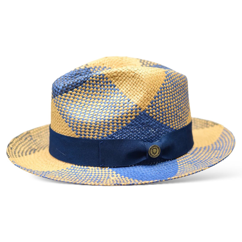 Bruno Straw Hat "Cubano" (Denim/Naturla)