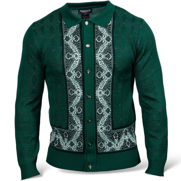 Prestige "Hillside" Cardigan (Green) 211