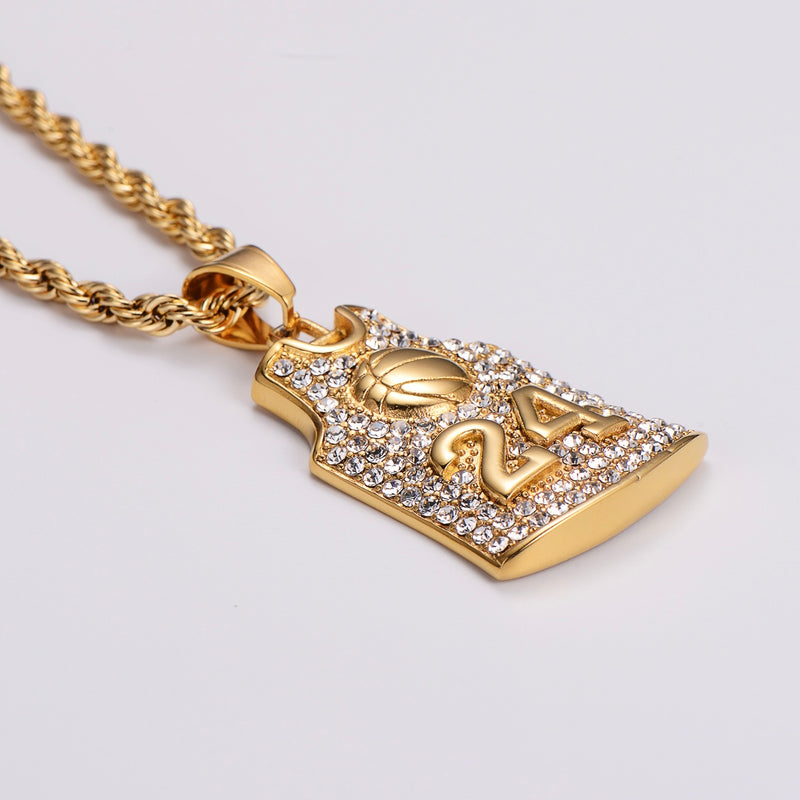 KALIKO "Kobe24" Rope Chain + Pendant (Gold) 0240