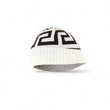 OIM King Beanie Hat (White/Black)