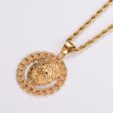 KALIKO "Lion Link" Rope Chain + Pendant (Gold) 094