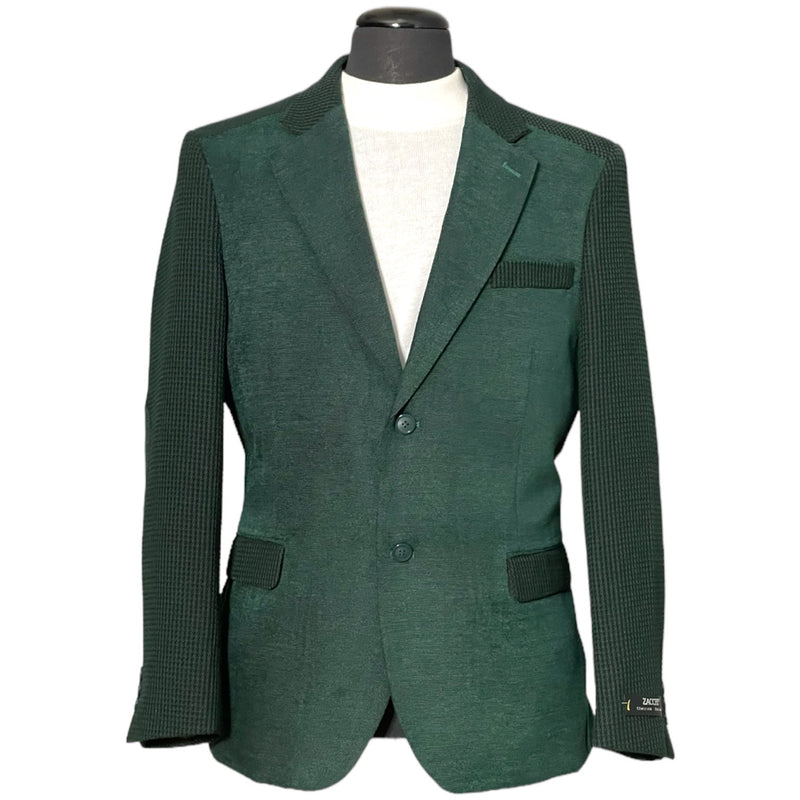 Zacchi "Dapper" Knit Blazer (Green)