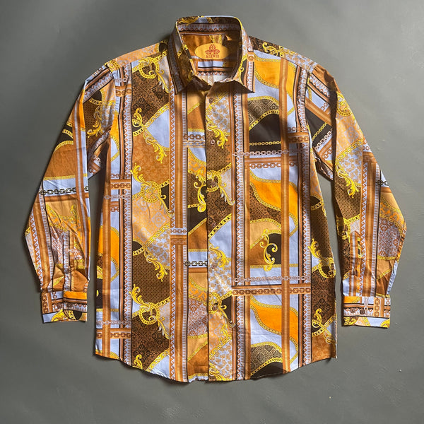 Robert Lewis "Royalty" Button up L/S (Brown) 220