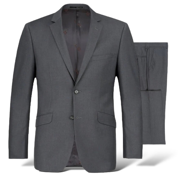 Mens Modern Classic Fit Suit (Charcoal) Renoir