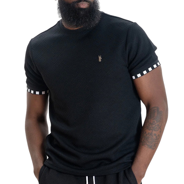 Makobi "Embossed" Crew Neck (Black) 363