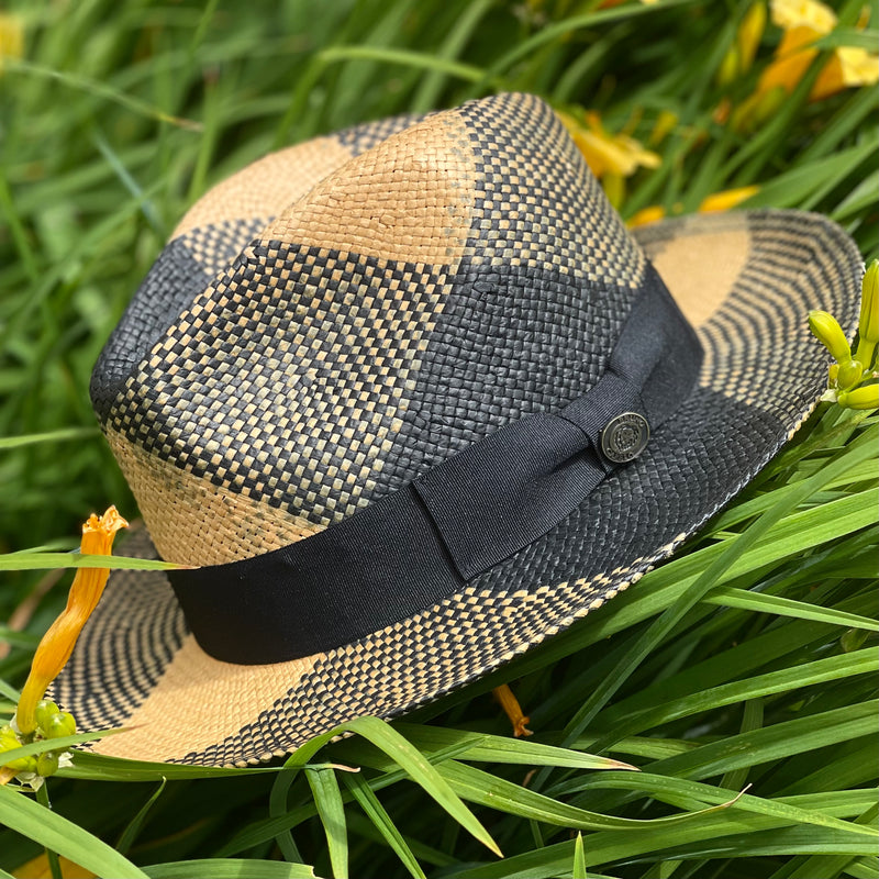 Bruno Straw Hat "Cubano" (Black/Natural)