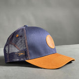 Detroit Native "Logo" Core Hat (Navy/Cognac)